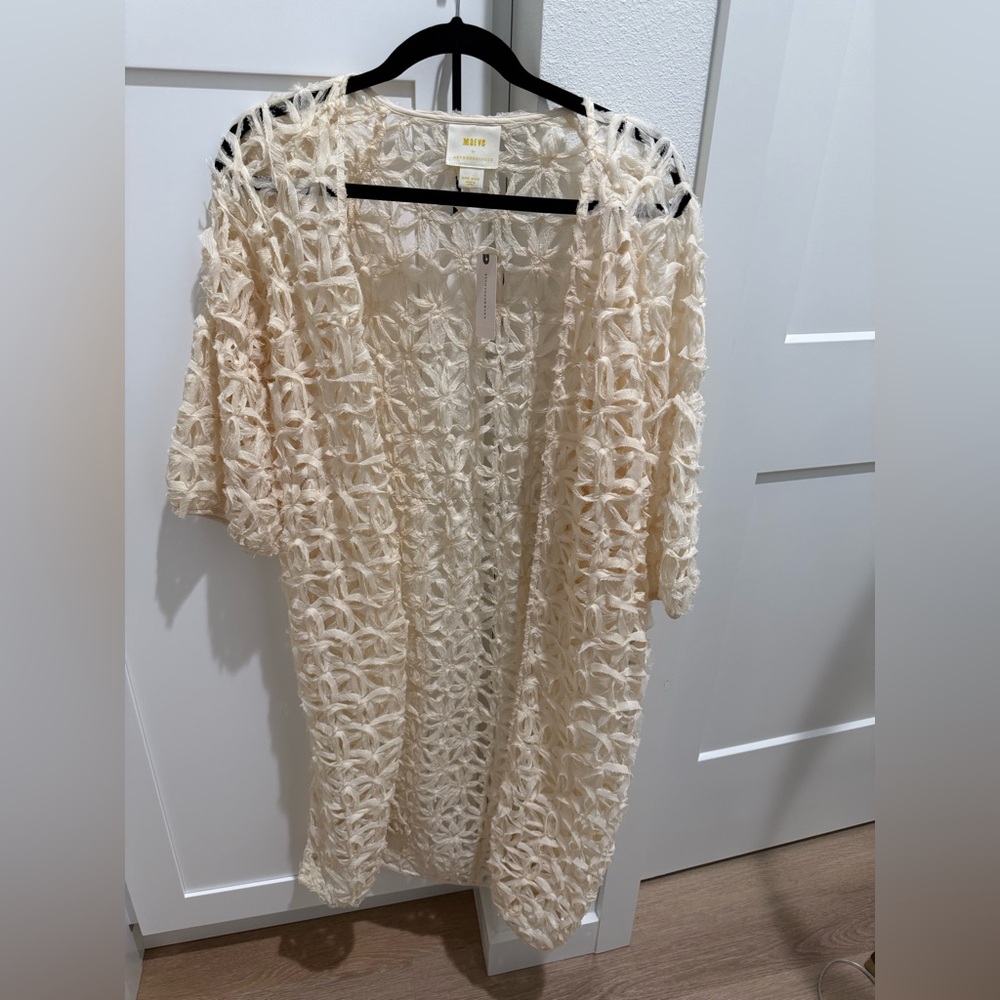Textured cutout duster by Anthropology - Picture 3 of 7